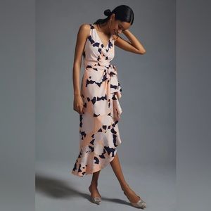Hutch Floral Asymmetrical Wrap Dress